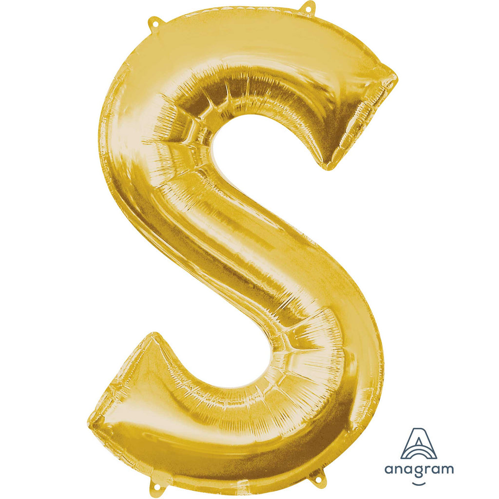 SuperShape Letter S Gold. NIS Traders