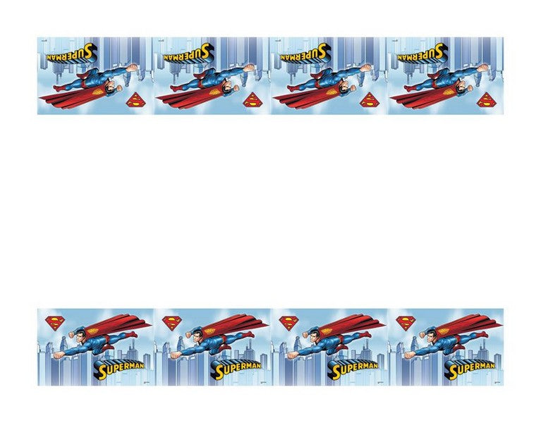 Superman Table Cover 1.3m x 1.8m 1PC NIS Traders