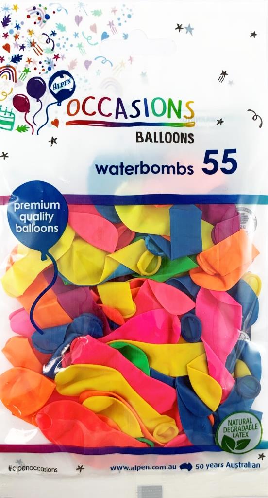 Buy Waterbomb Balloons at NIS Packaging & Party Supply Brisbane, Logan, Gold Coast, Sydney, Melbourne, Australia