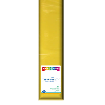 Buy YELLOW Table cover Roll 30m at NIS Packaging & Party Supply Brisbane, Logan, Gold Coast, Sydney, Melbourne, Australia