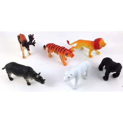 Buy ZOO ANIMALS P6 at NIS Packaging & Party Supply Brisbane, Logan, Gold Coast, Sydney, Melbourne, Australia